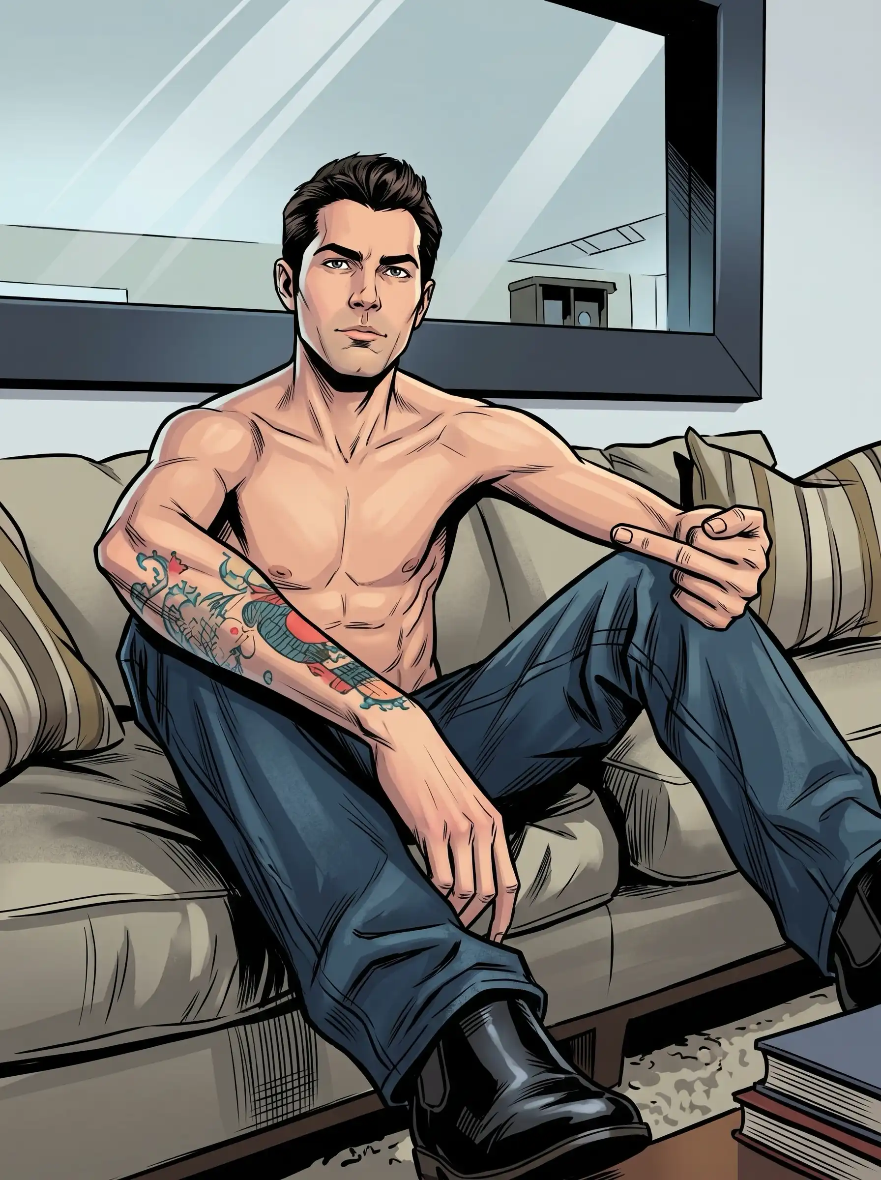 Queer Illustrated Loving Men