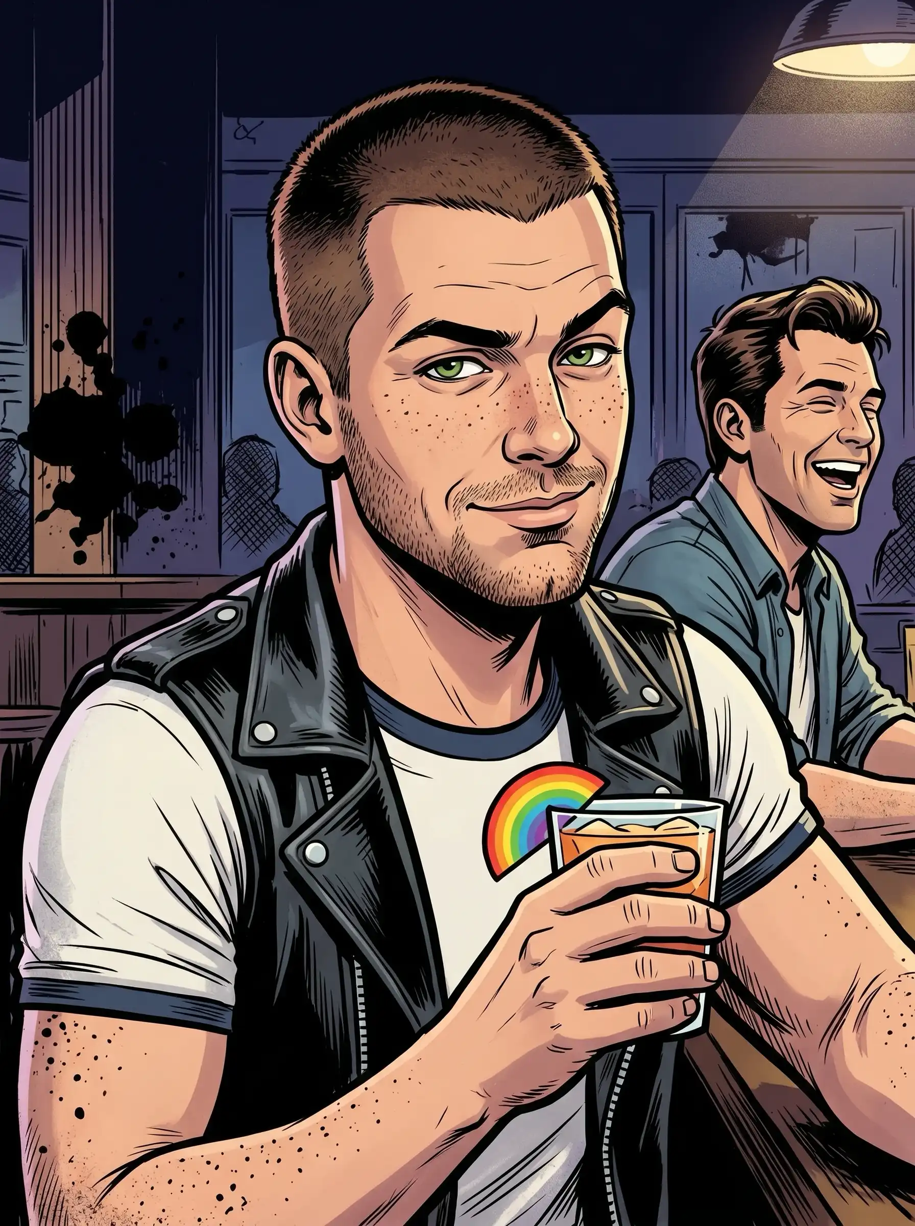 Queer Illustrated Loving Men