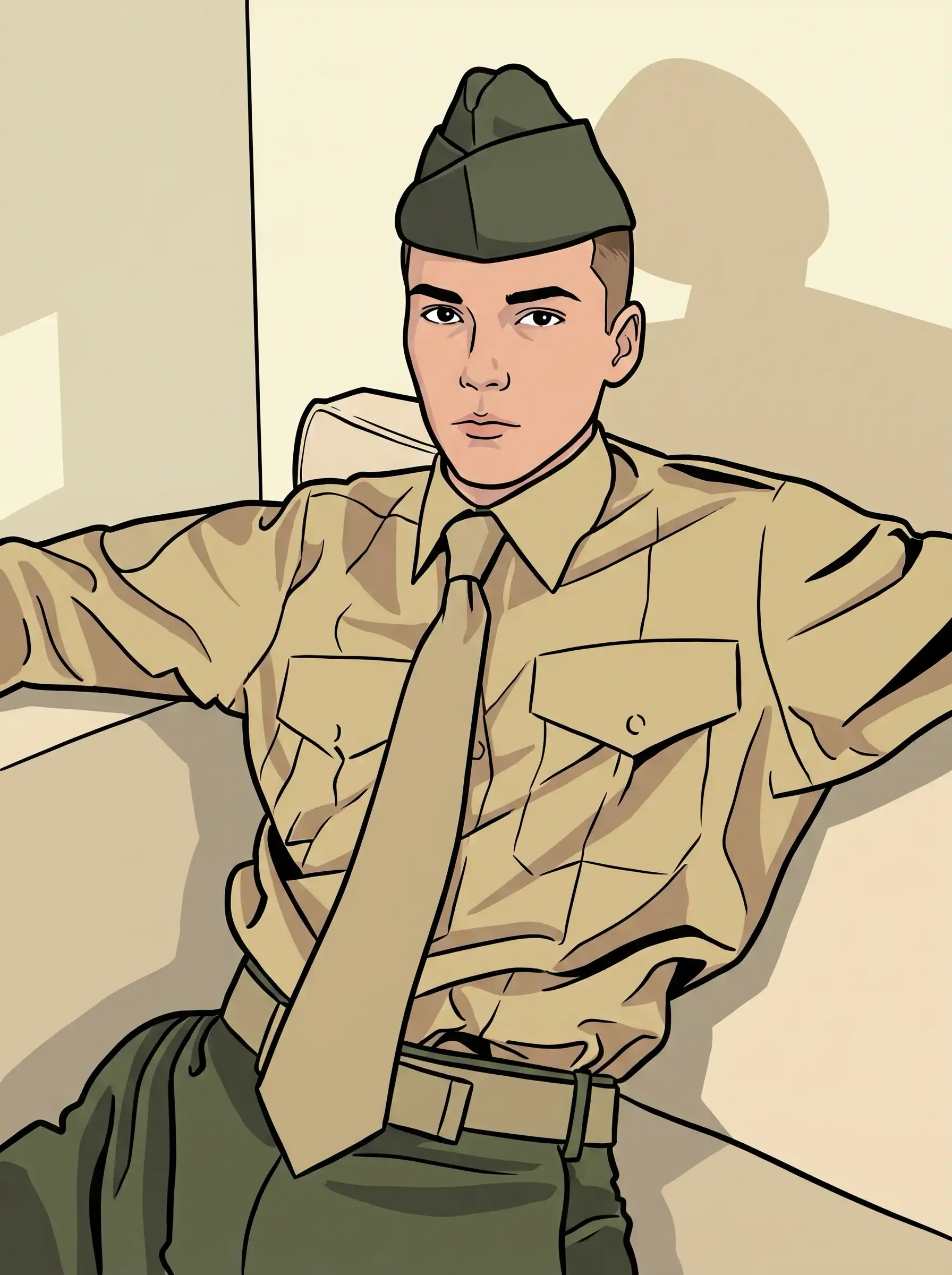 Queer Illustrated Loving Men