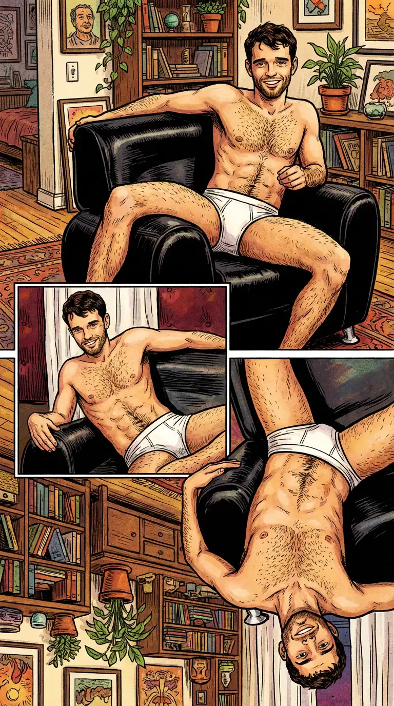 Queer Illustrated Beefcake Men