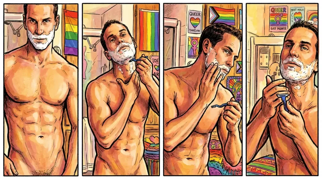 Queer Illustrated Beefcake Men