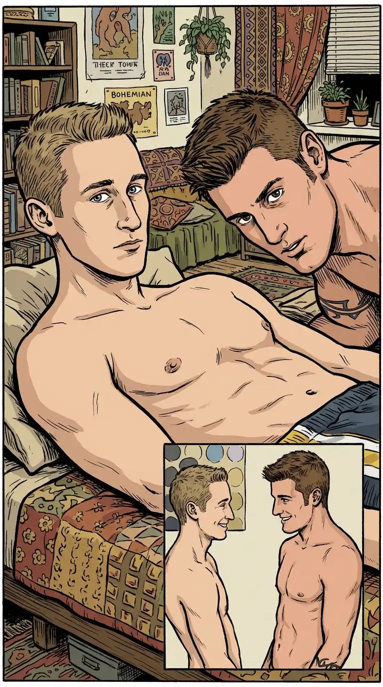 Queer Illustrated Beefcake Men