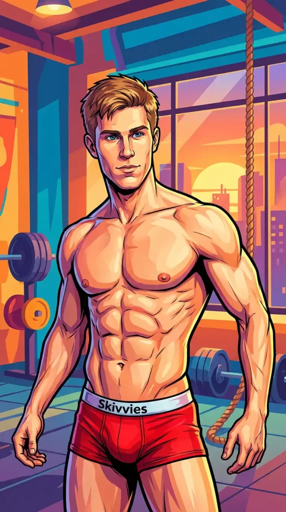 Queer Illustrated Beefcake Men