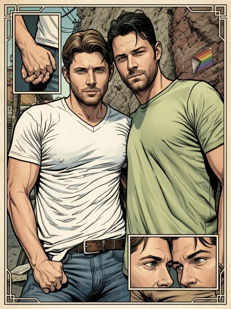 Queer Illustrated Loving Men