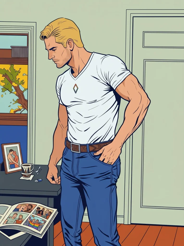 Queer Illustrated Loving Men