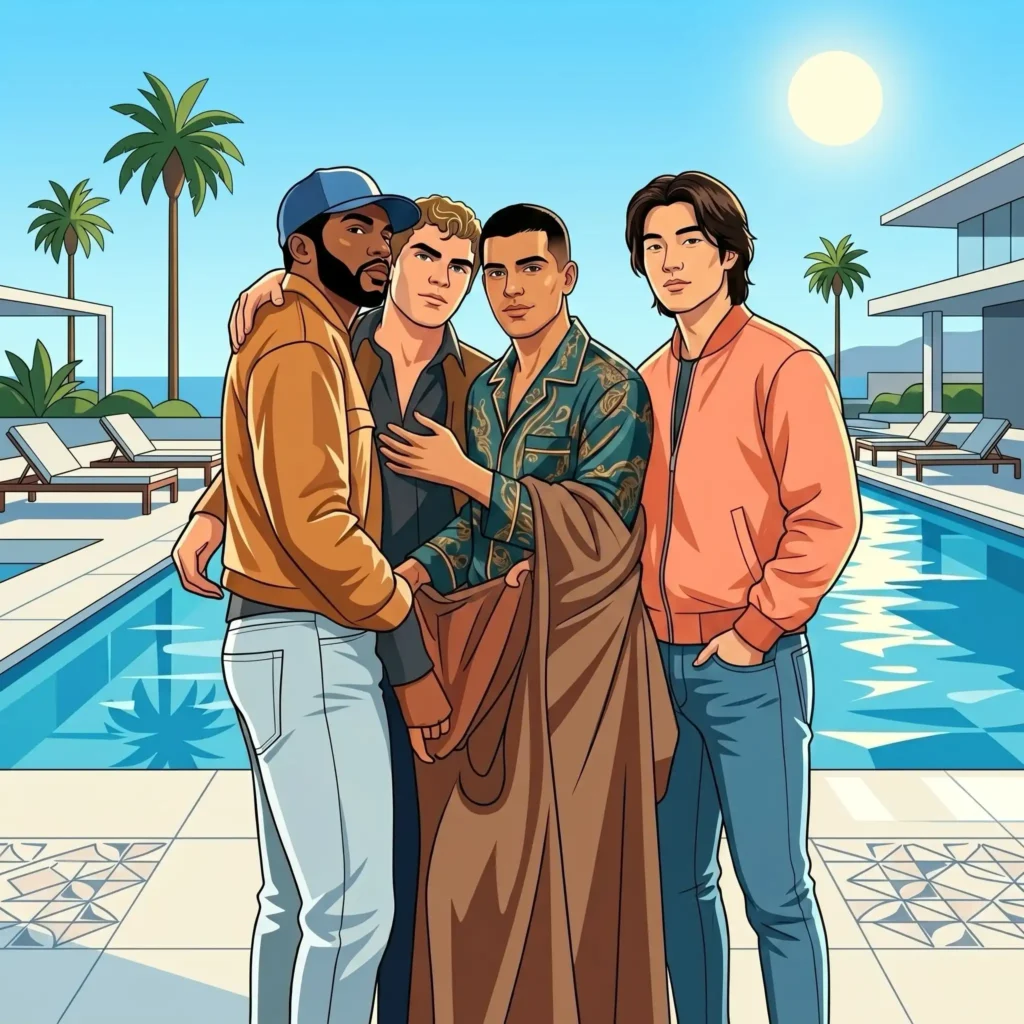 Queer Illustrated Lover Men