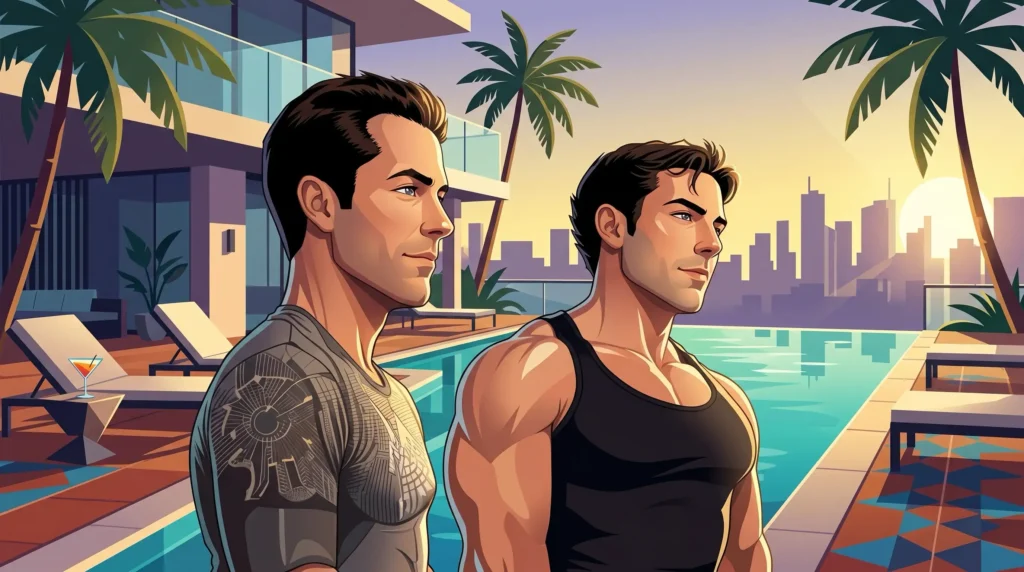 Queer Illustrated Lover Men