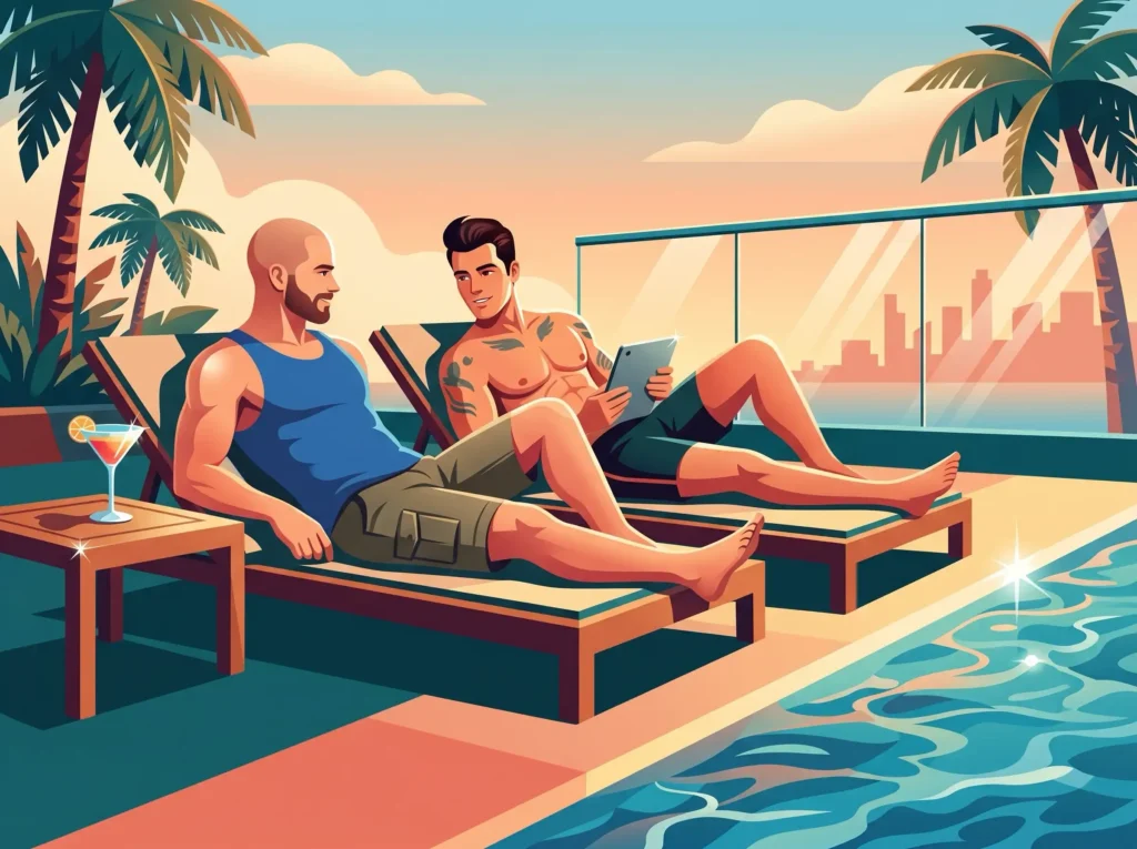 Queer Illustrated Lover Men