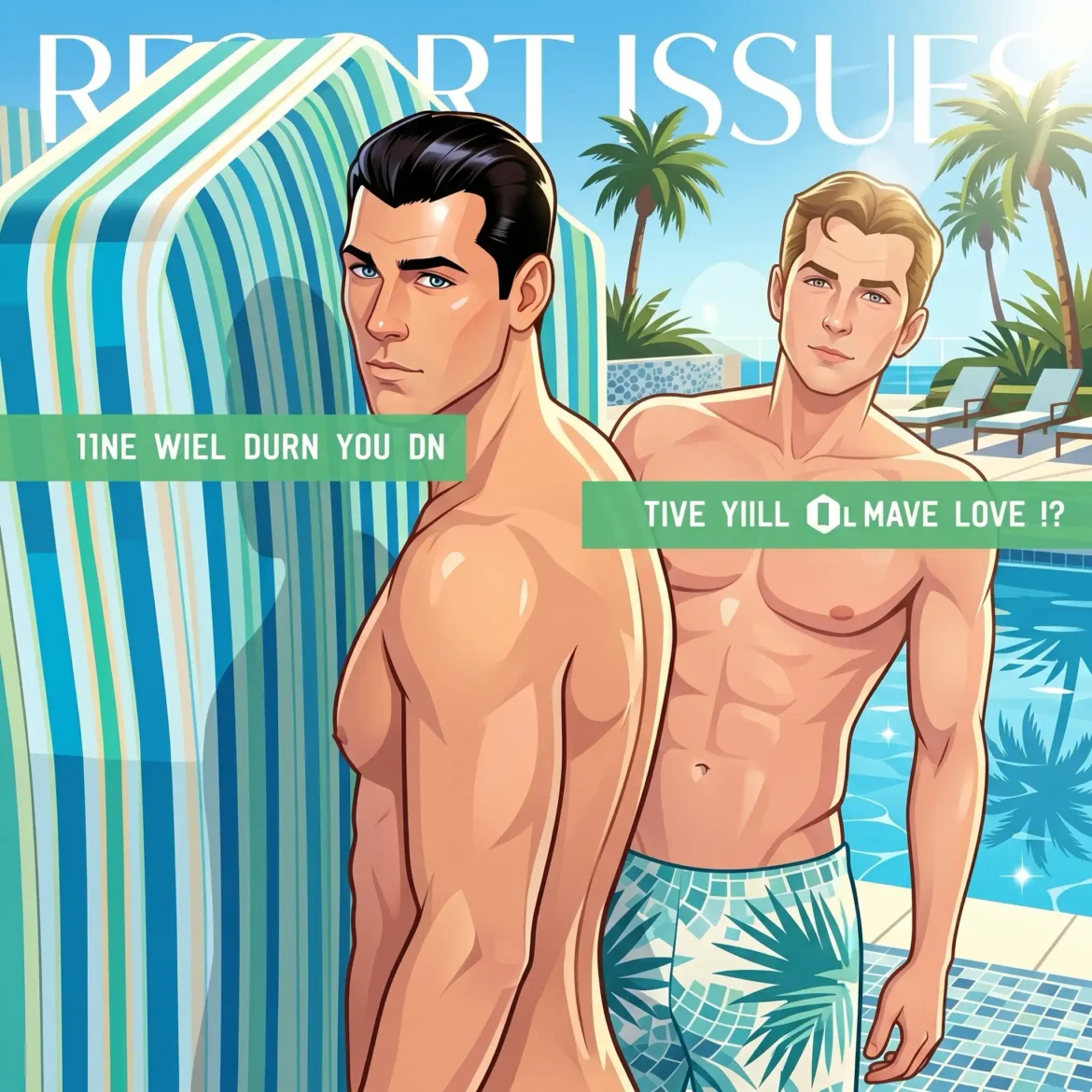 Queer Illustrated Loving Men