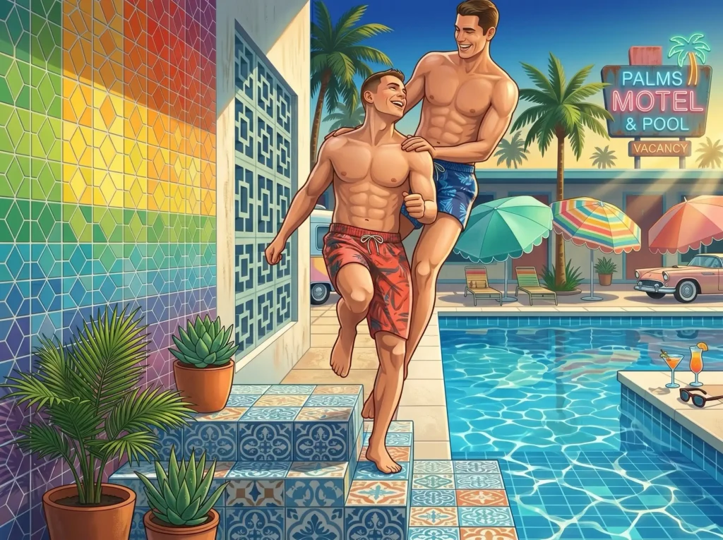 Queer Illustrated Loving Men