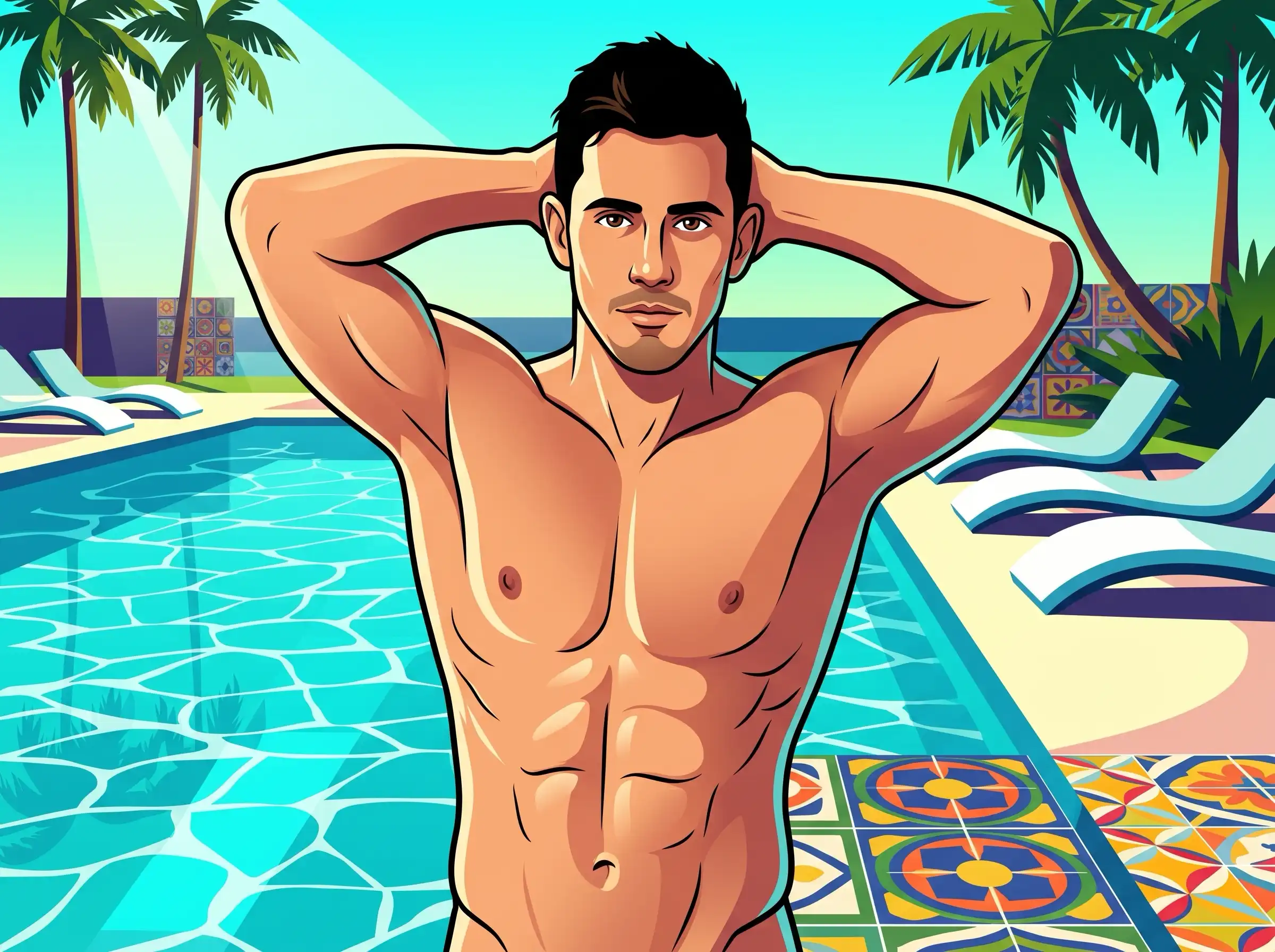 Queer Illustrated Loving Men