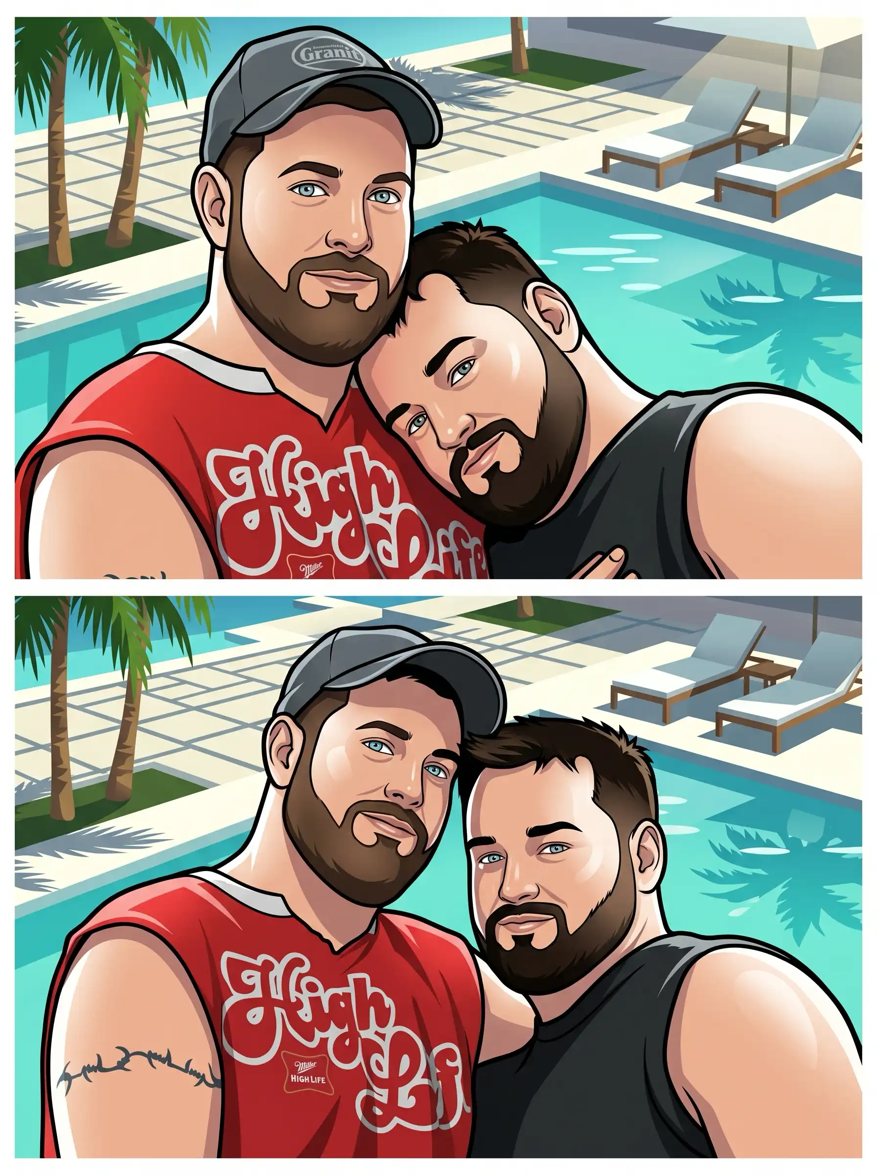 Queer Illustrated Loving Men