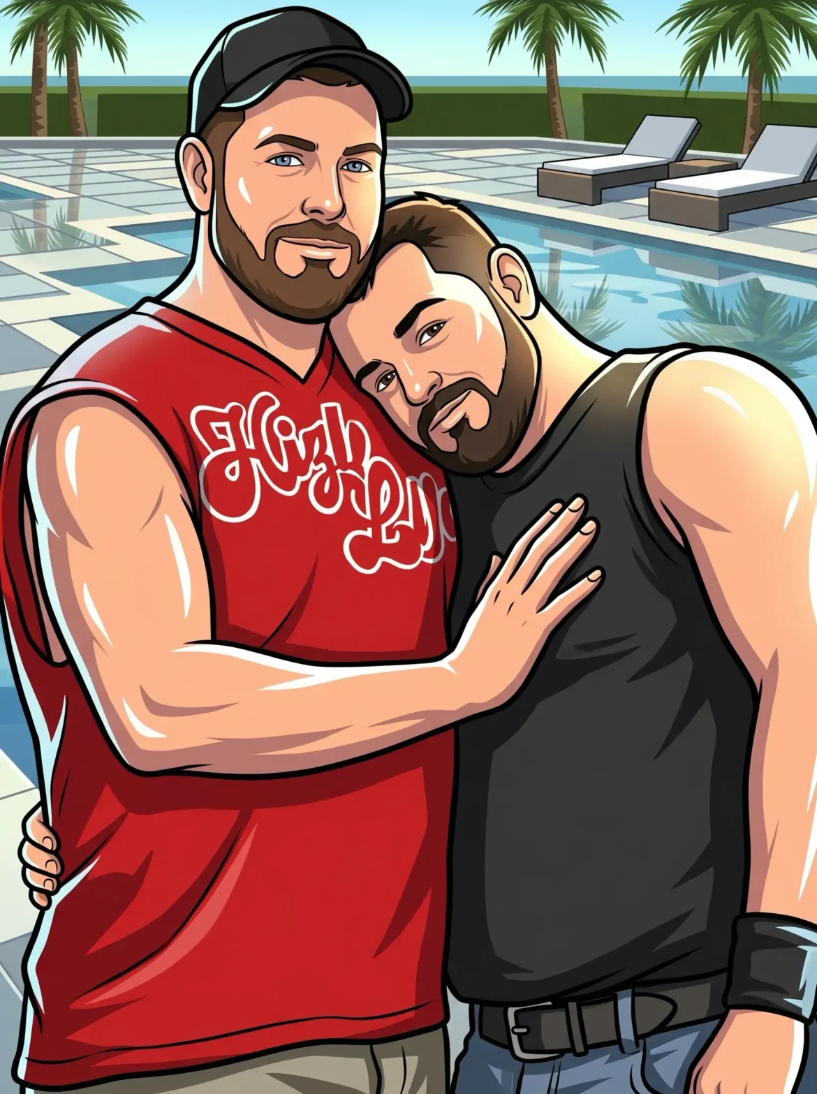 Queer Illustrated Loving Men