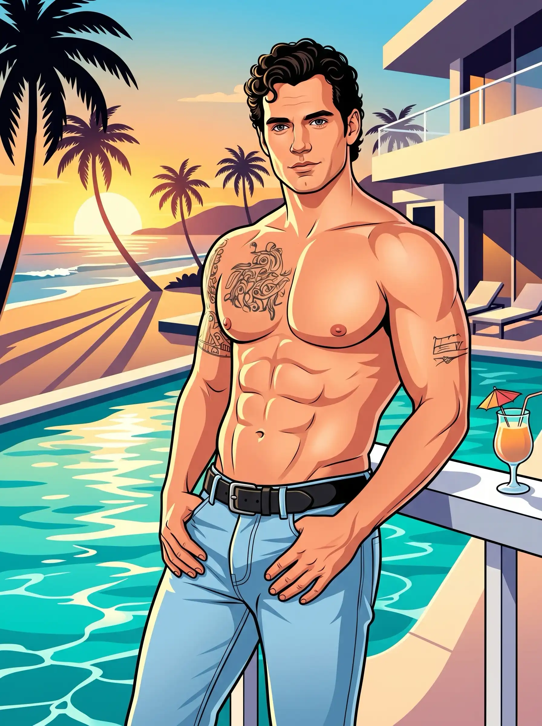 Queer Illustrated Loving Men