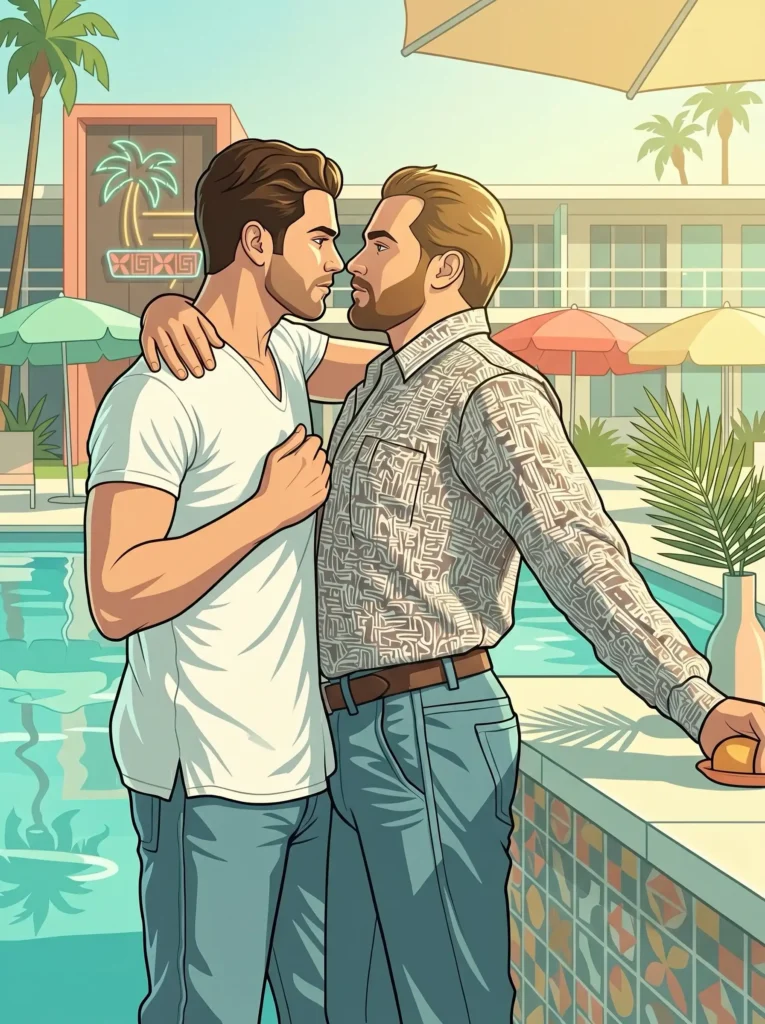 Queer Illustrated Loving Men