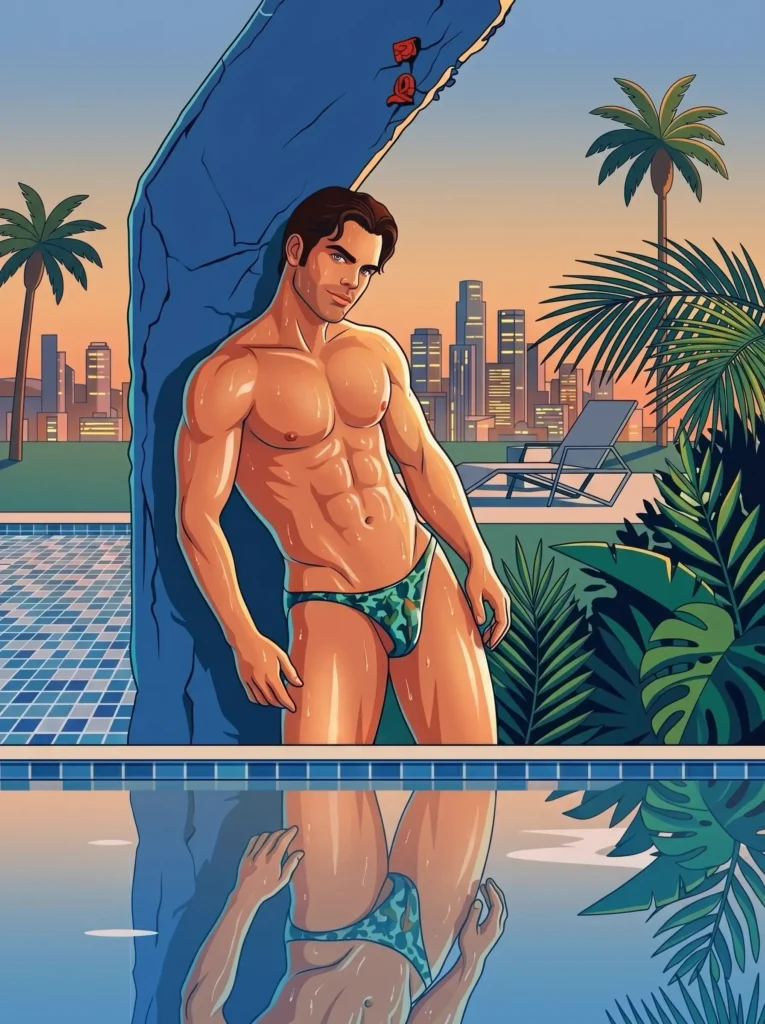 Queer Illustrated Loving Men