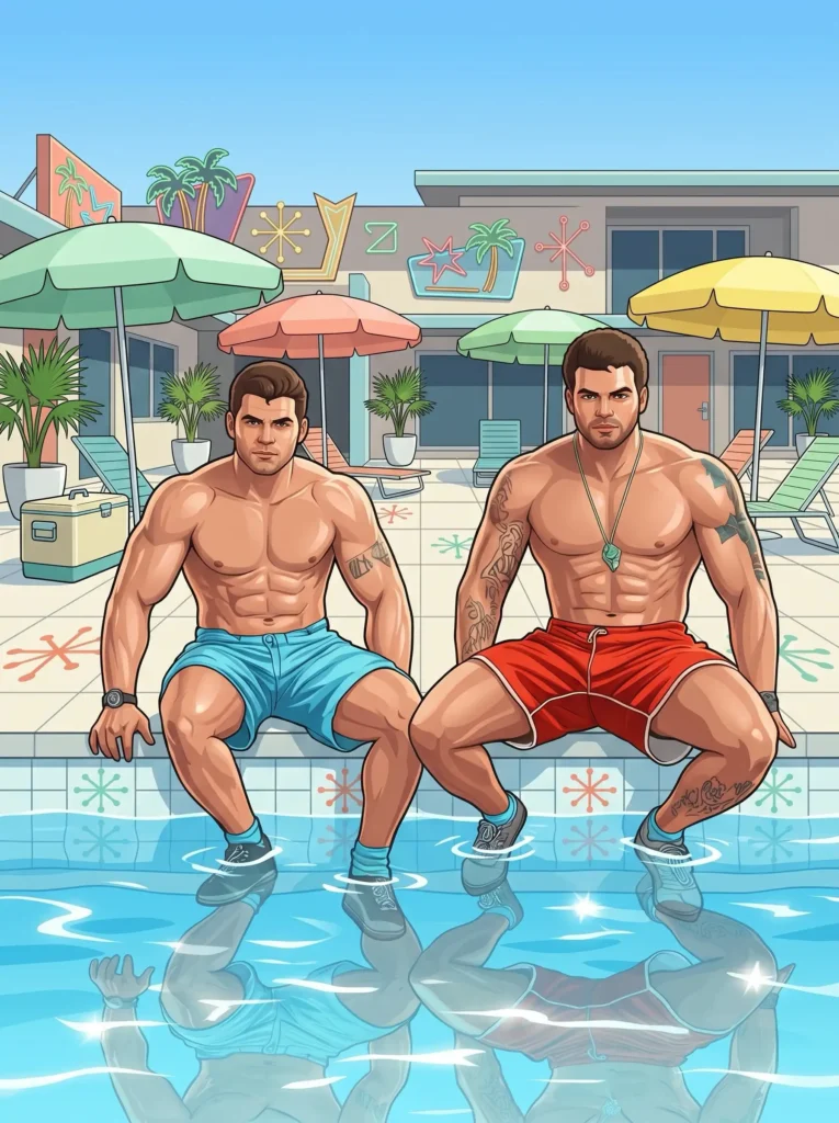 Queer Illustrated Loving Men