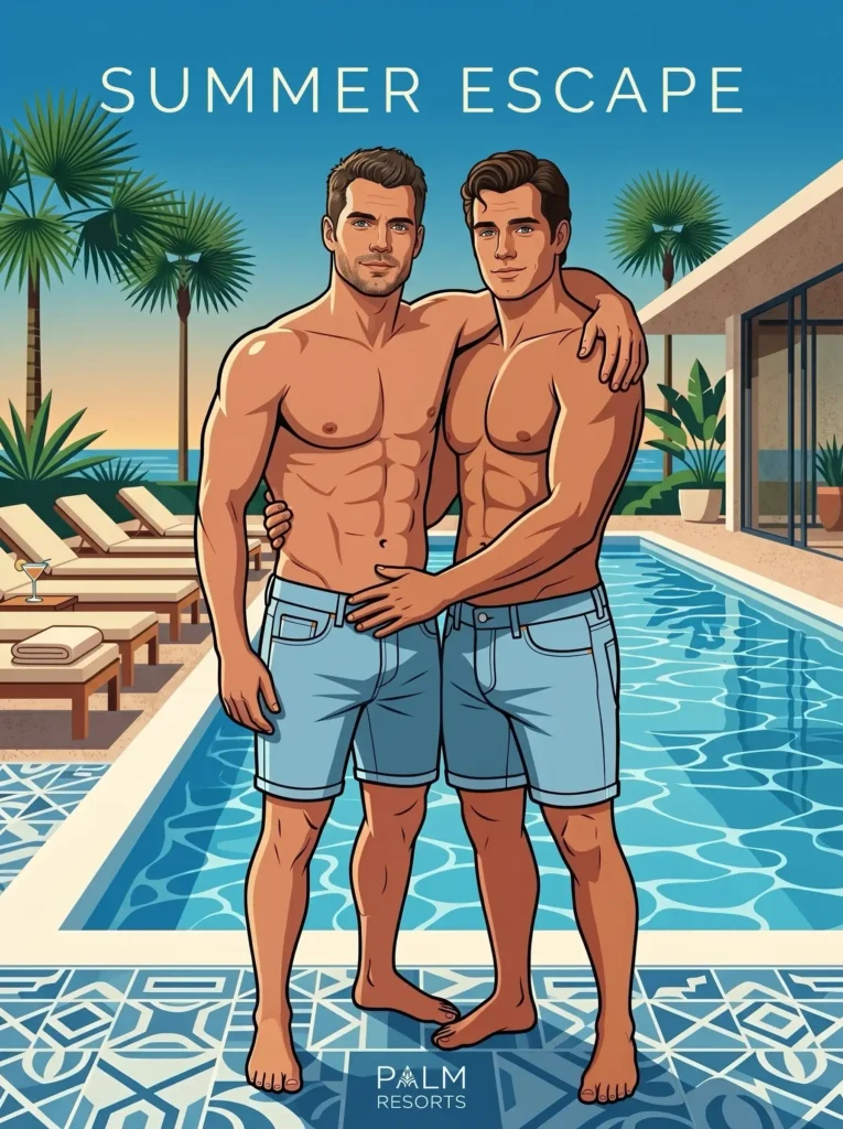 Queer Illustrated Loving Men