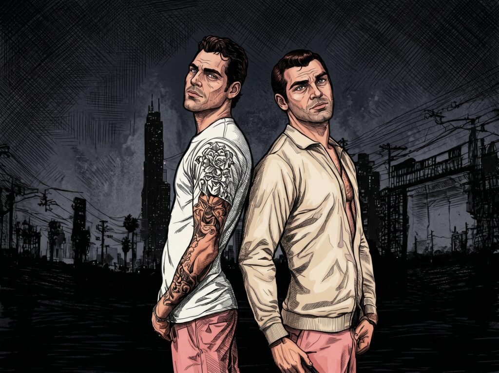 Queer Illustrated Loving Men