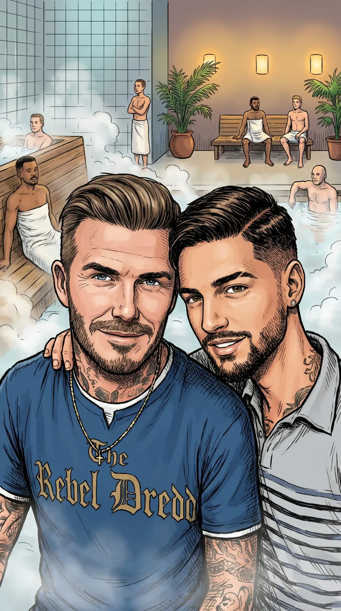 Queer Illustrated Loving Men