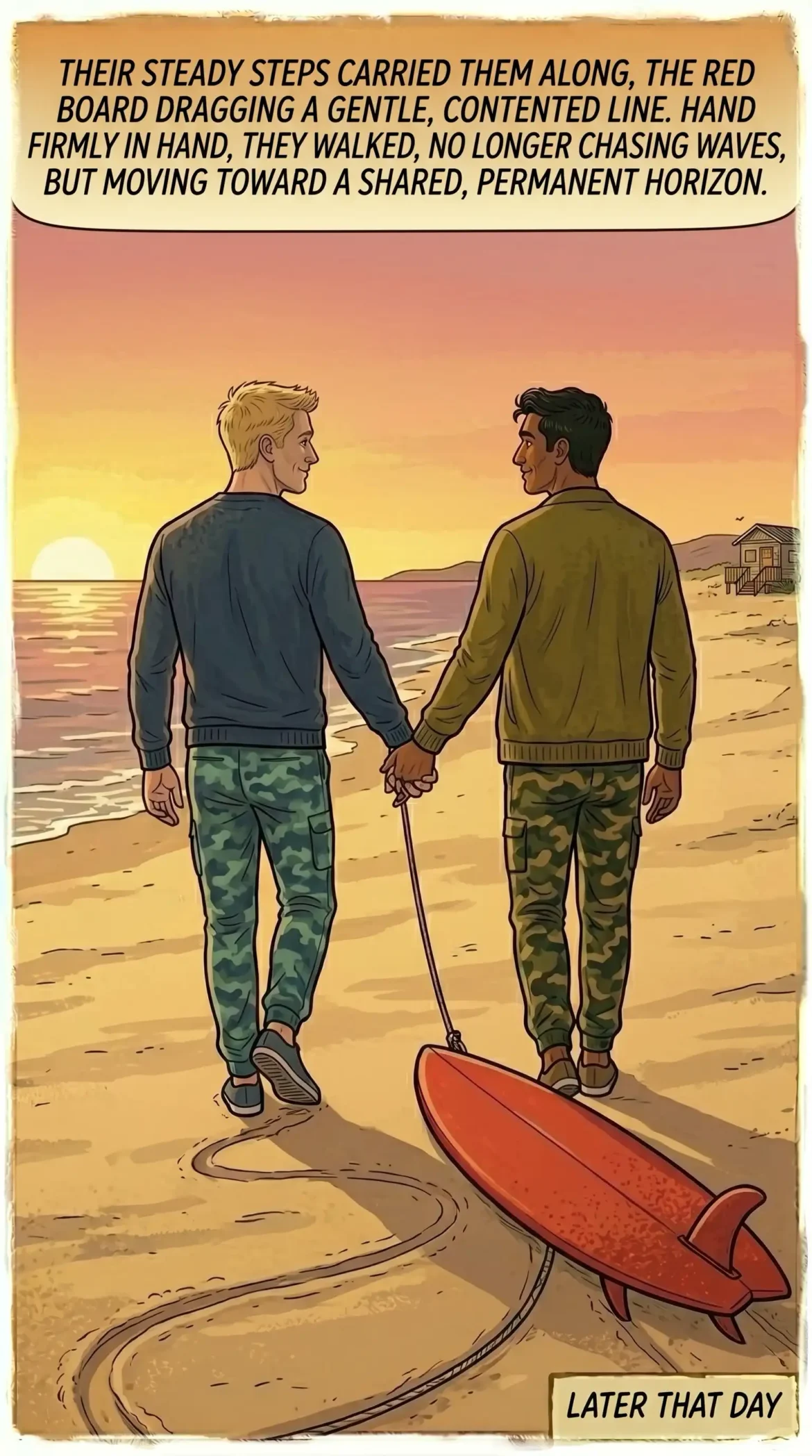 Queer Illustrated Loving Men