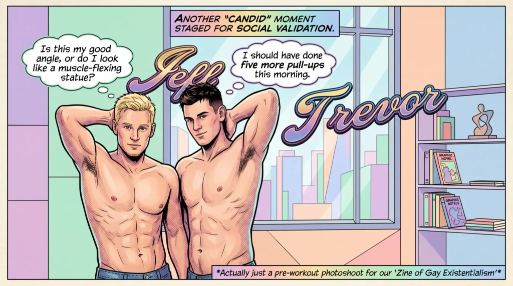 Queer Illustrated Loving Men