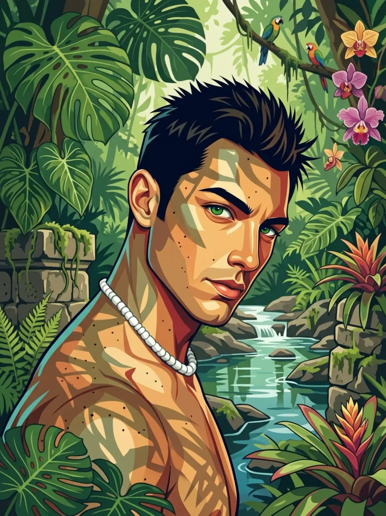 Queer Illustrated Loving Men