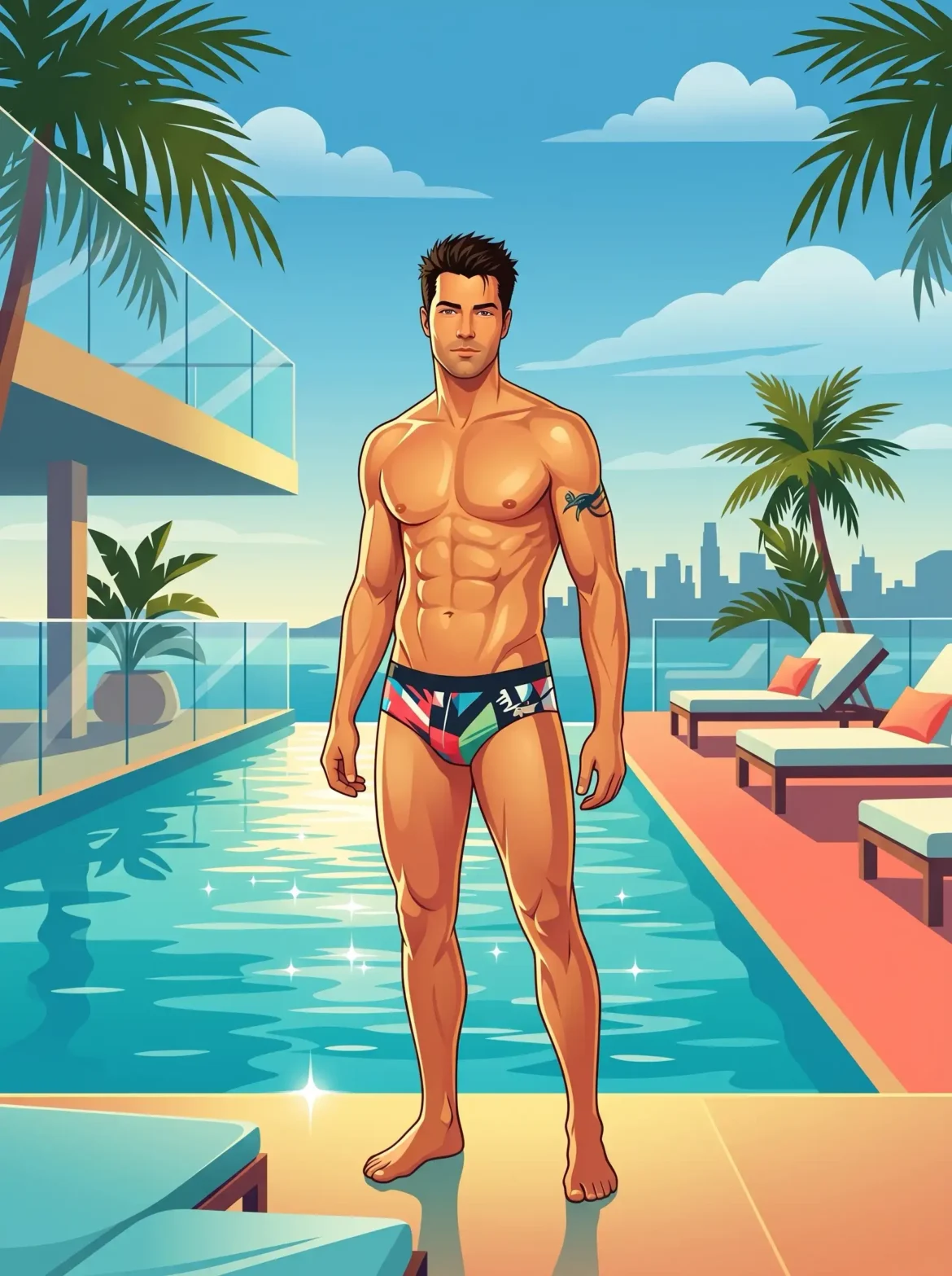 Queer Illustrated Loving Men