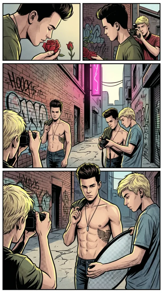 Queer Illustrated Loving Men
