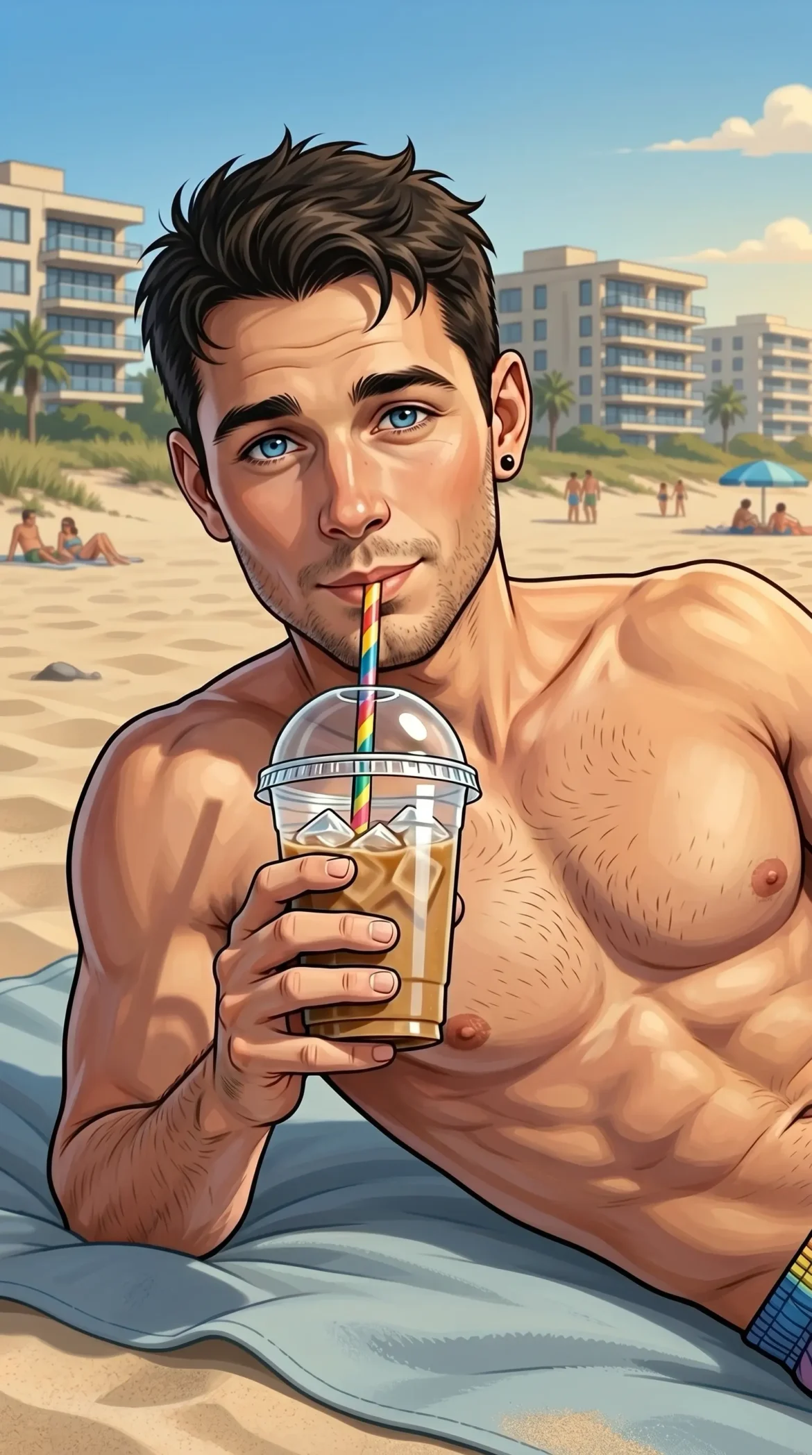 Queer Illustrated Loving Men
