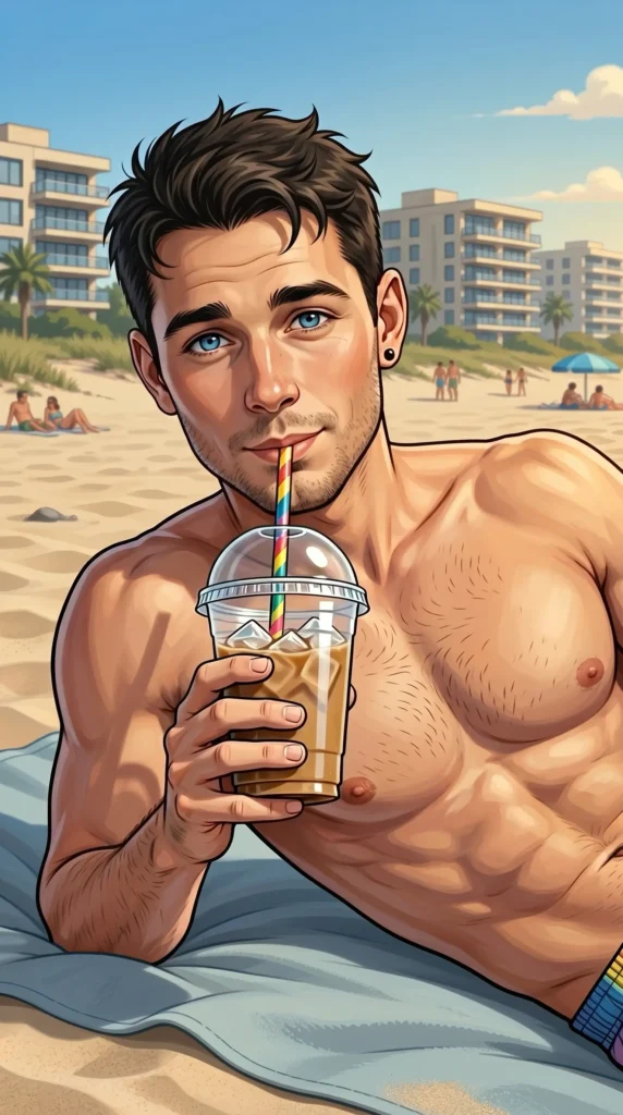 Queer Illustrated Loving Men