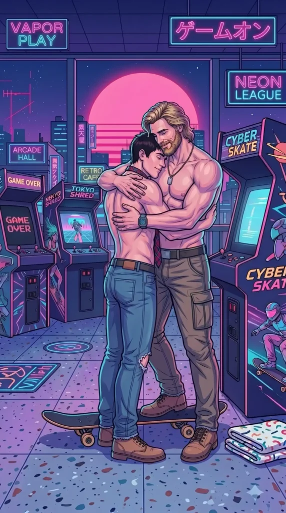 Queer Illustrated Loving Men