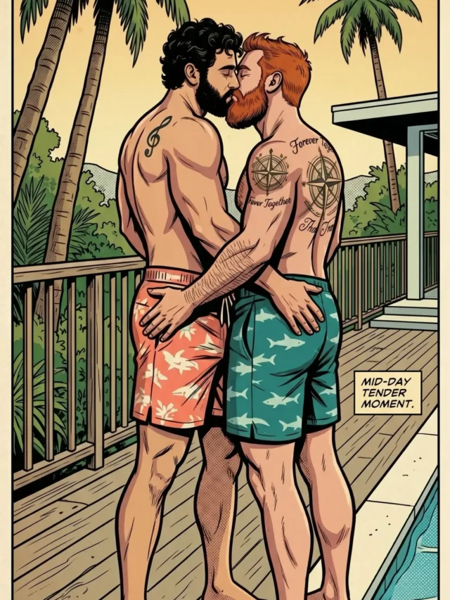 Gay Love Story  Hairy Brock & Manny