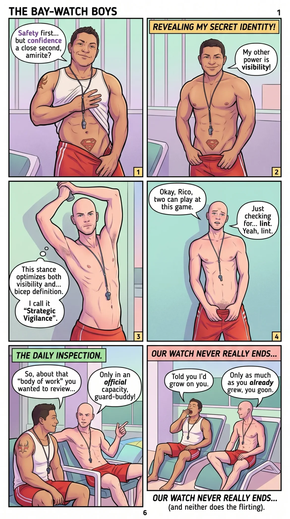 Queer Illustrated Loving Men