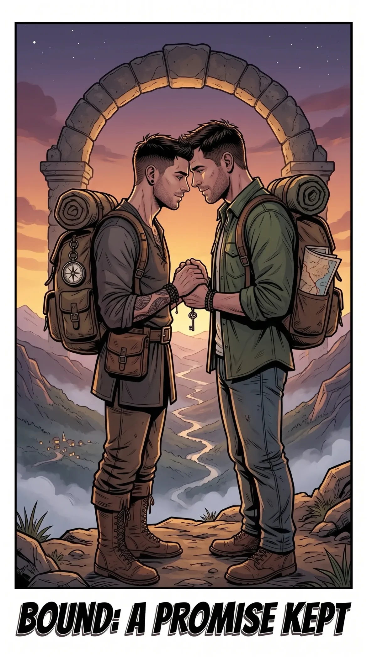 Queer Illustrated Loving Men