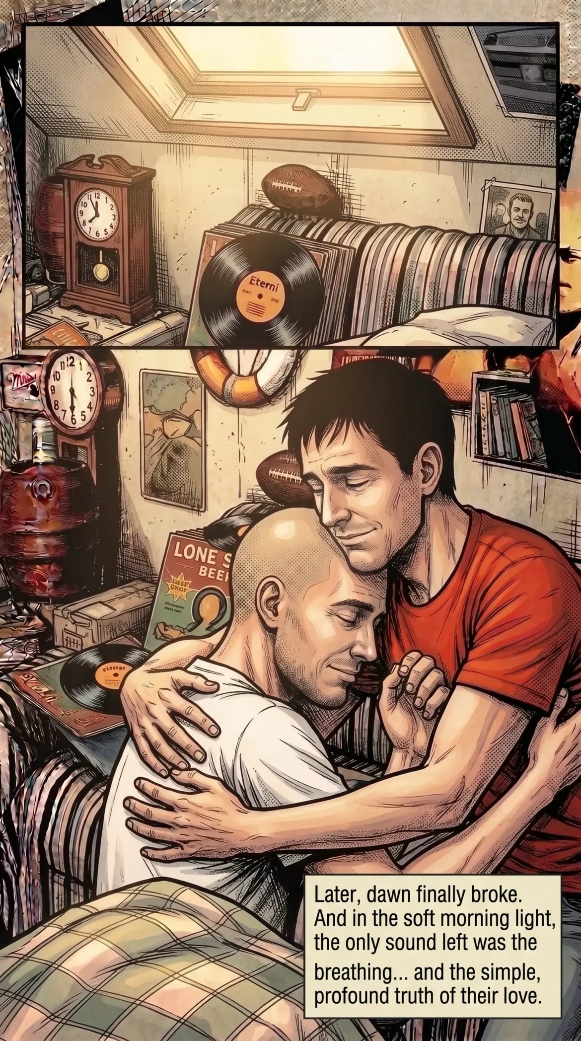 Queer Illustrated Loving Men