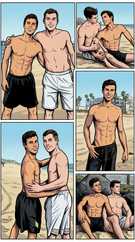 Queer Illustrated Loving Men