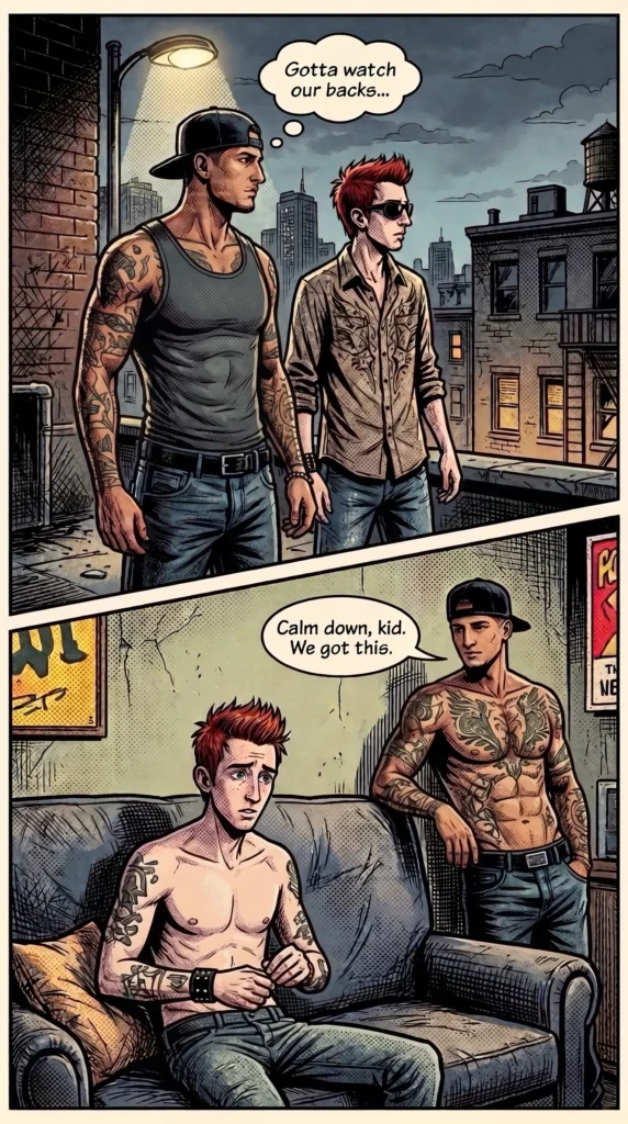 Queer Illustrated Loving Men