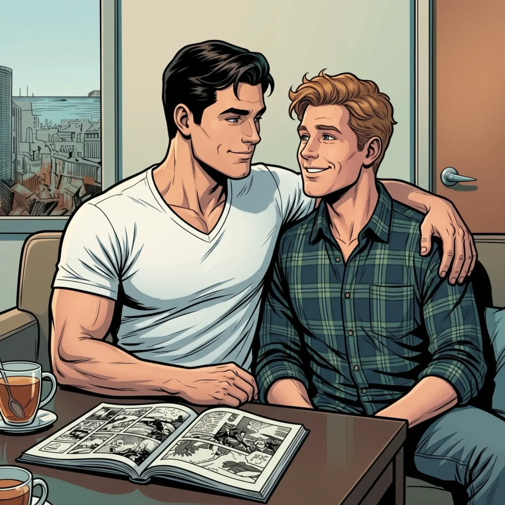 Queer Illustrated Loving Men