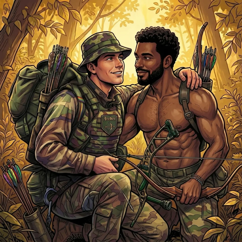 Queer Illustrated Loving Men
