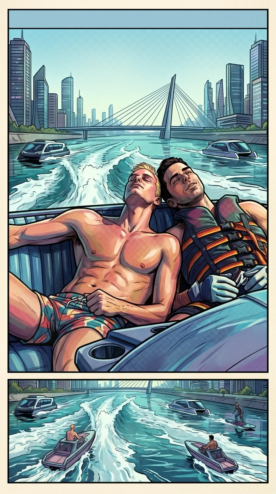 Queer Illustrated Loving Men