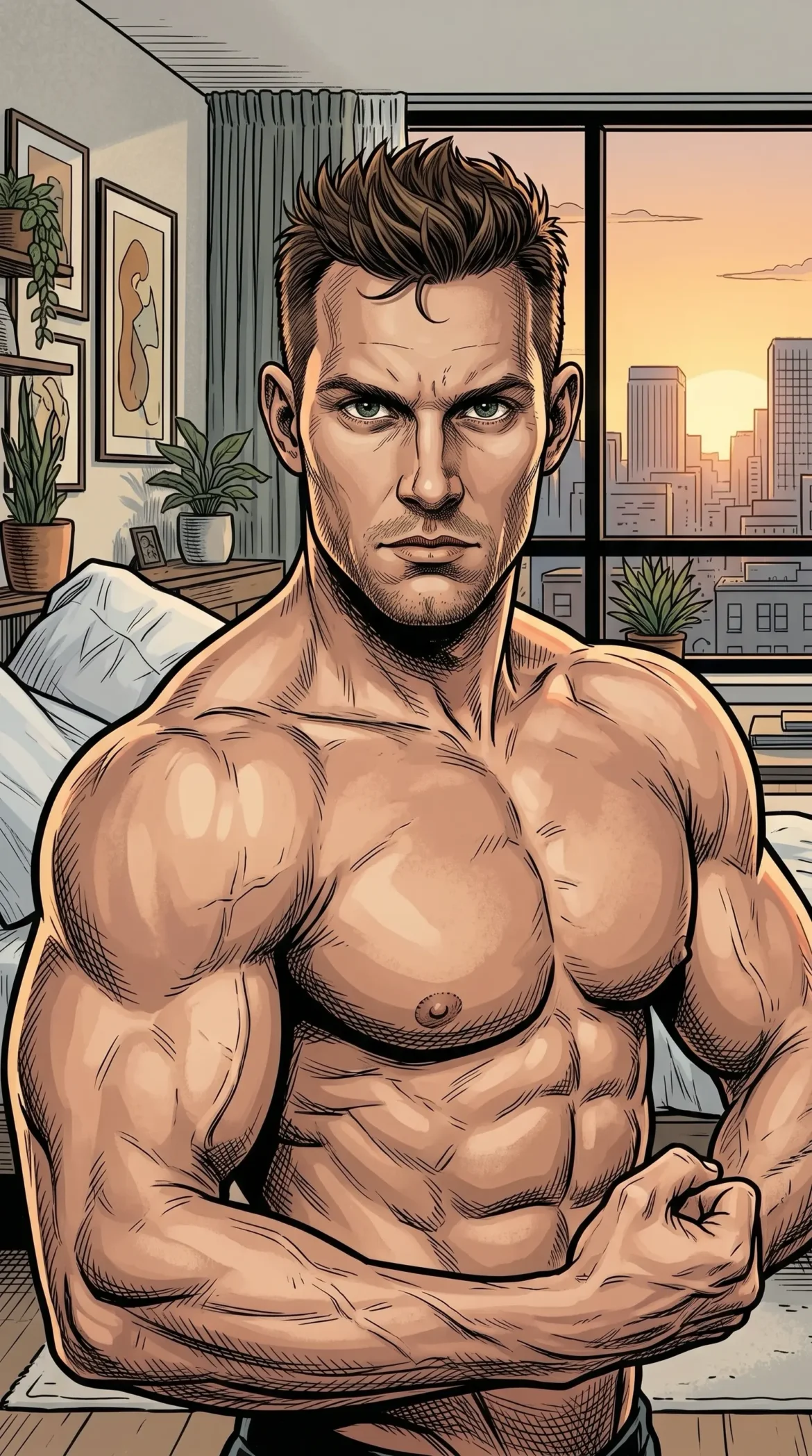 Queer Illustrated Loving Men