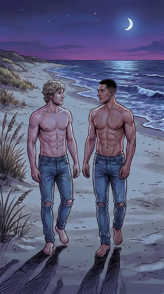 Queer Illustrated Loving Men