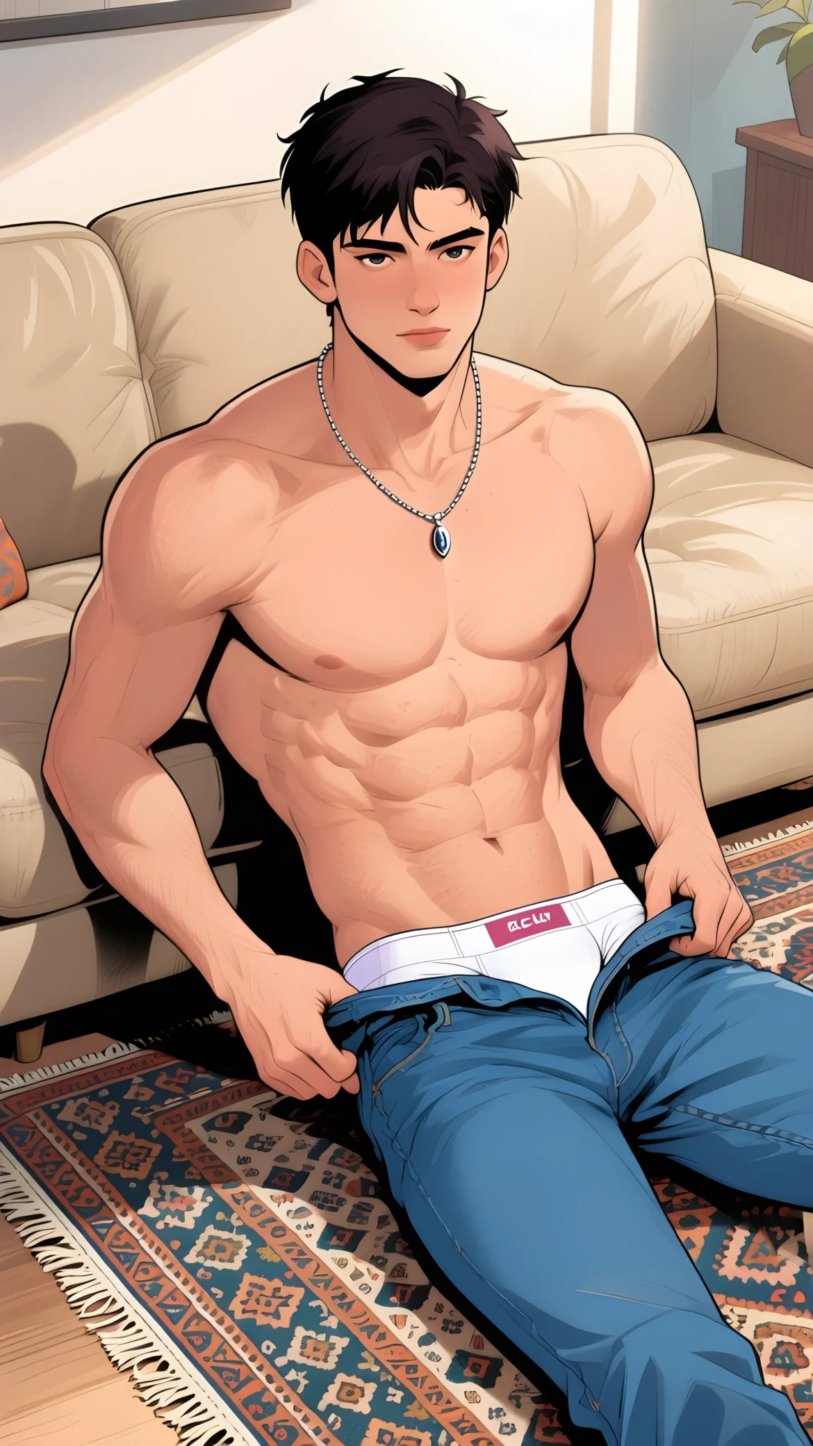 Queer Illustrated Loving Men