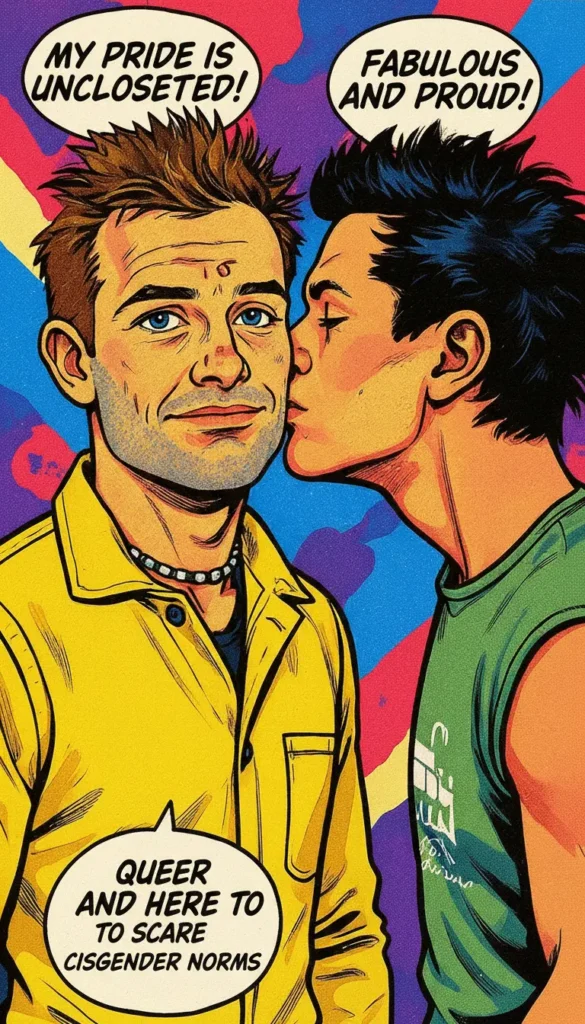 Queer Illustrated Loving Men