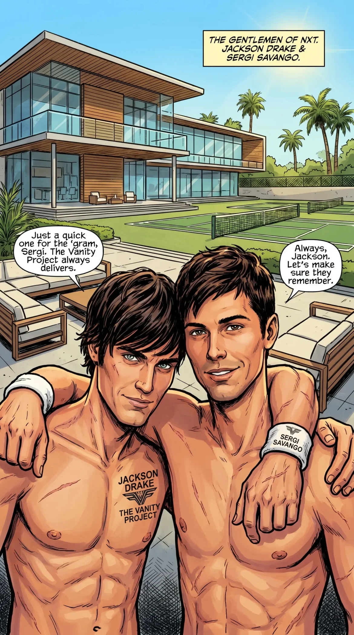 Queer Illustrated Loving Men