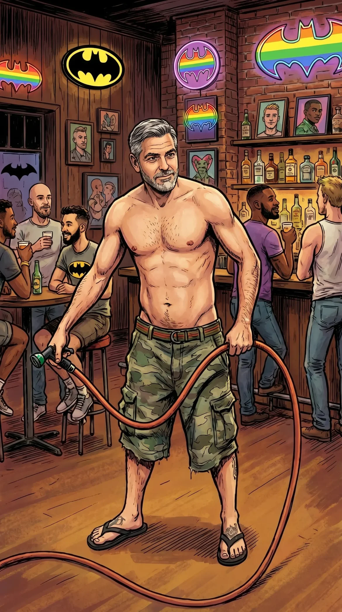 Queer Illustrated Loving Men