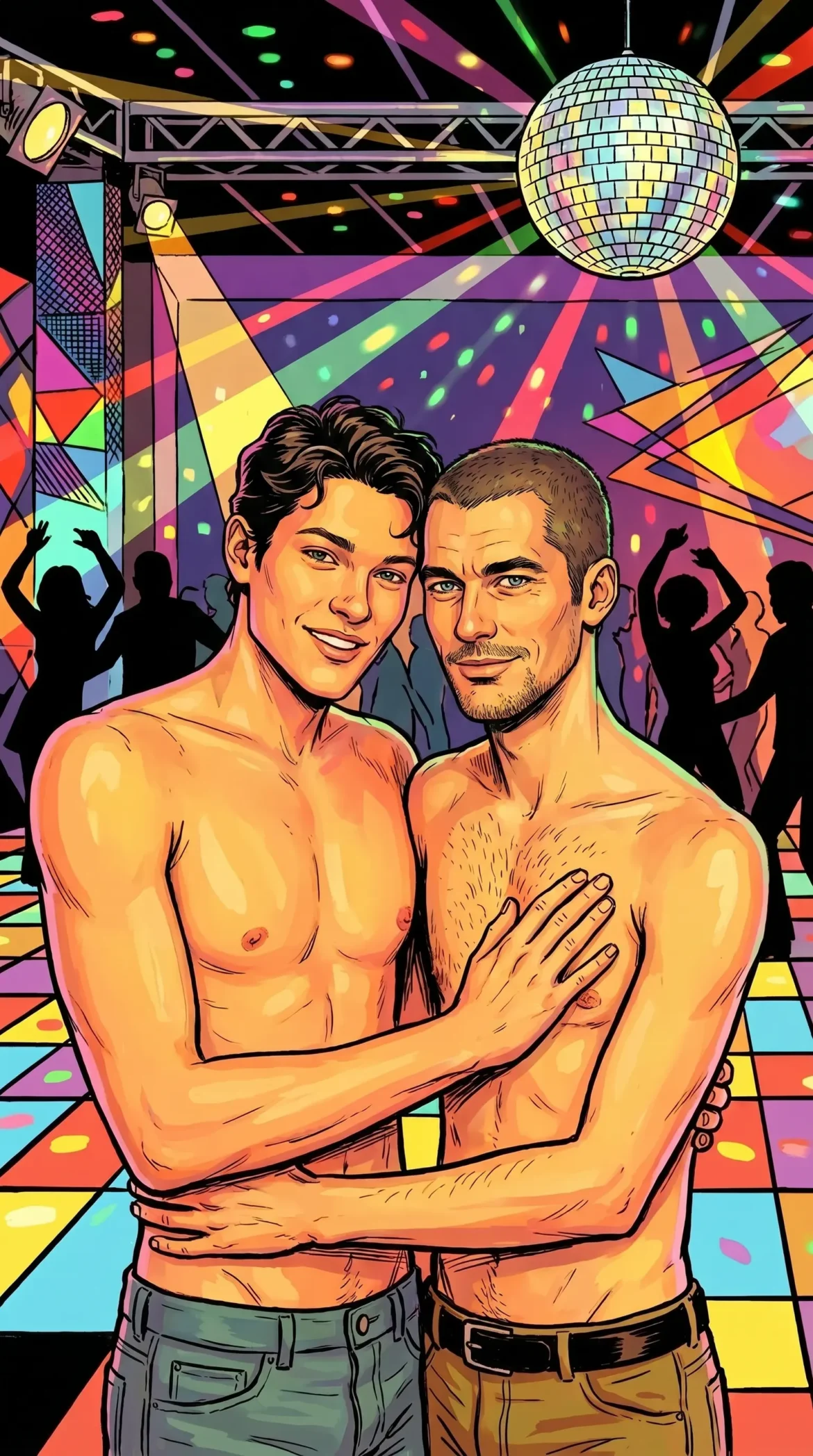 Queer Illustrated Loving Men