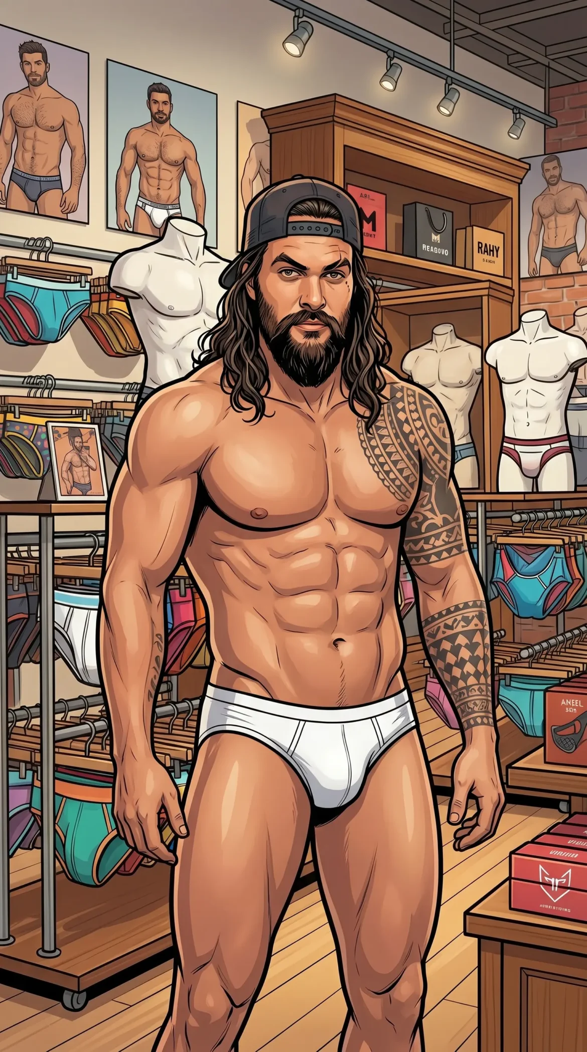 Queer Illustrated Loving Men