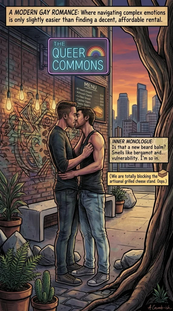 Queer Illustrated Loving Men
